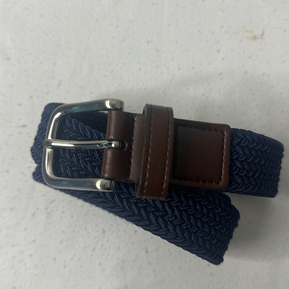 Extra large student school belt navy blue great condition